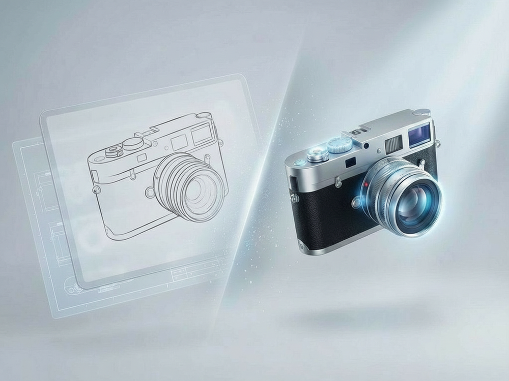 AI-powered product design preview