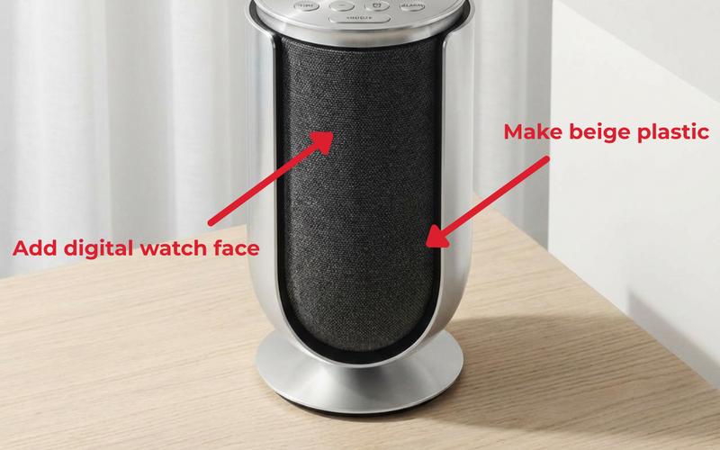 Iterating on design with AI